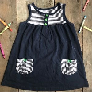 Toddler Girl’s Navy Dress- EUC. Size 18mo